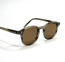 Load image into Gallery viewer, Grey Helios Brown Lens